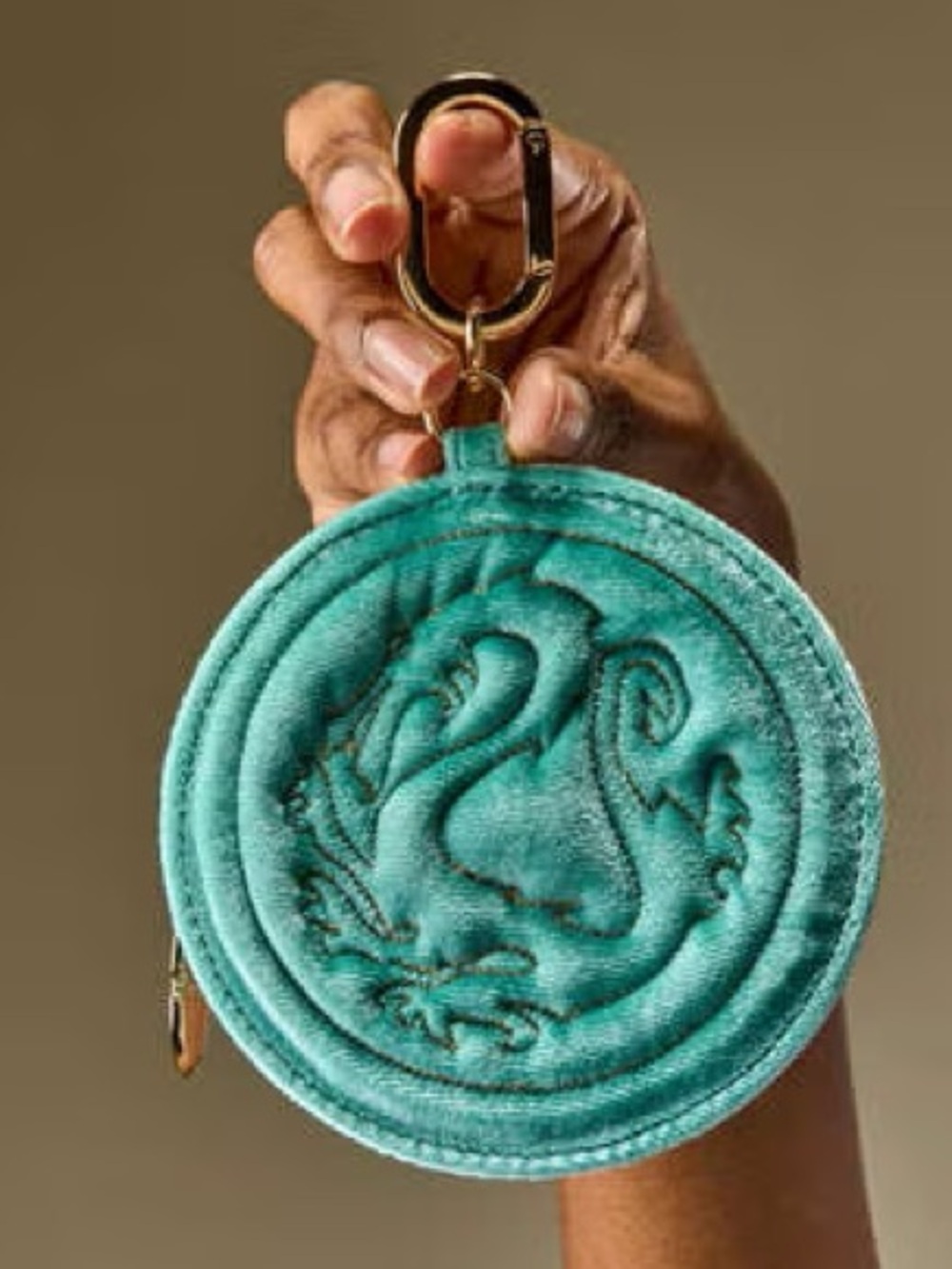 Disney Mulan BBW Teal Dragon Coin Purse bag charm